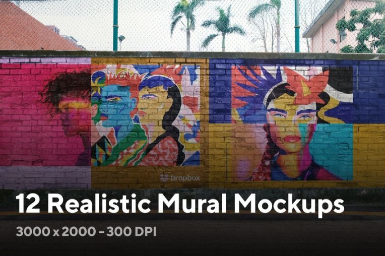 12 Mural Street Branding Mockups