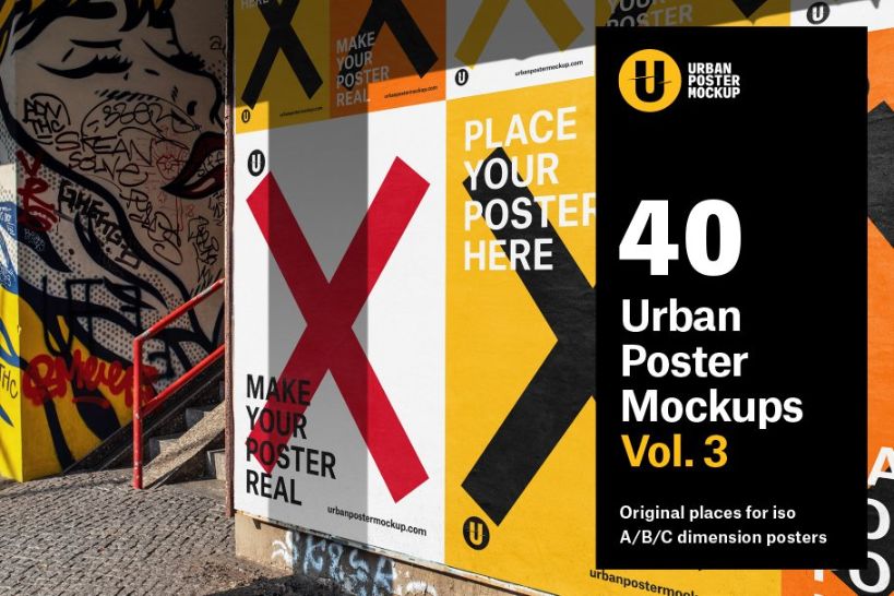 40 Urban City Postrer Mockup Bundle