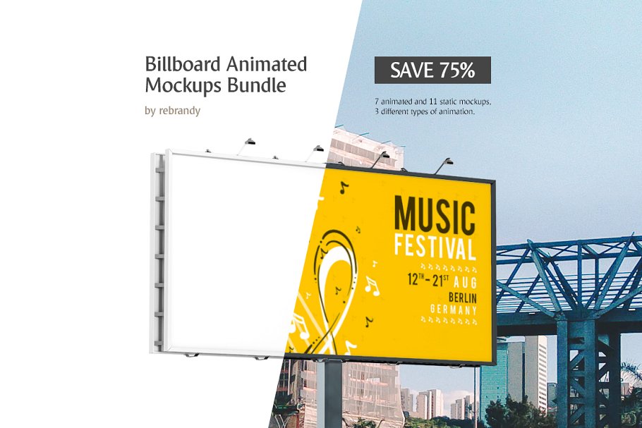Animated Billboard Mockups Bundle