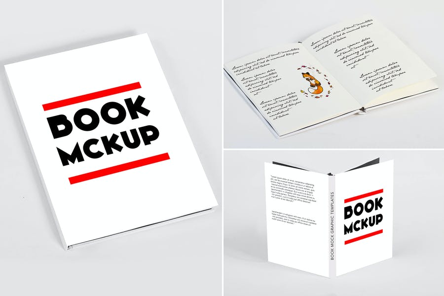 Book Design Presentation Mockup