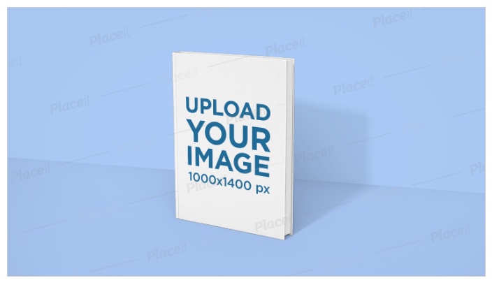 Book With a Shadow Mockup PSD