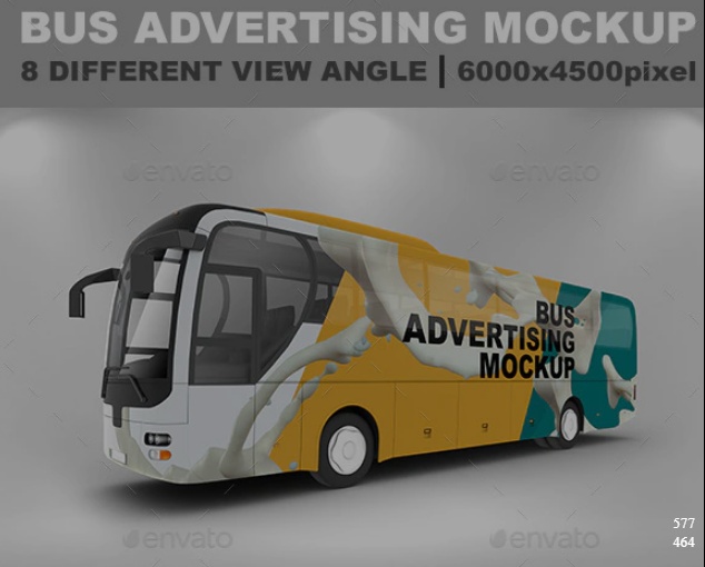 Bus Advertising Mockups