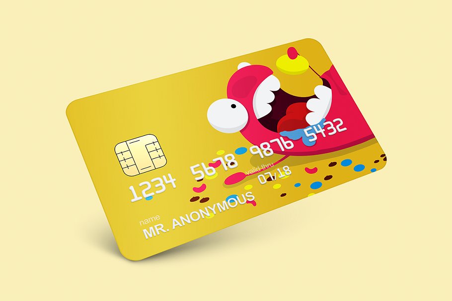 Credit and Debit Card Mockup PSD