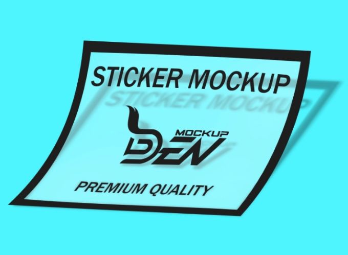 Free Transparent Sticker Mockup