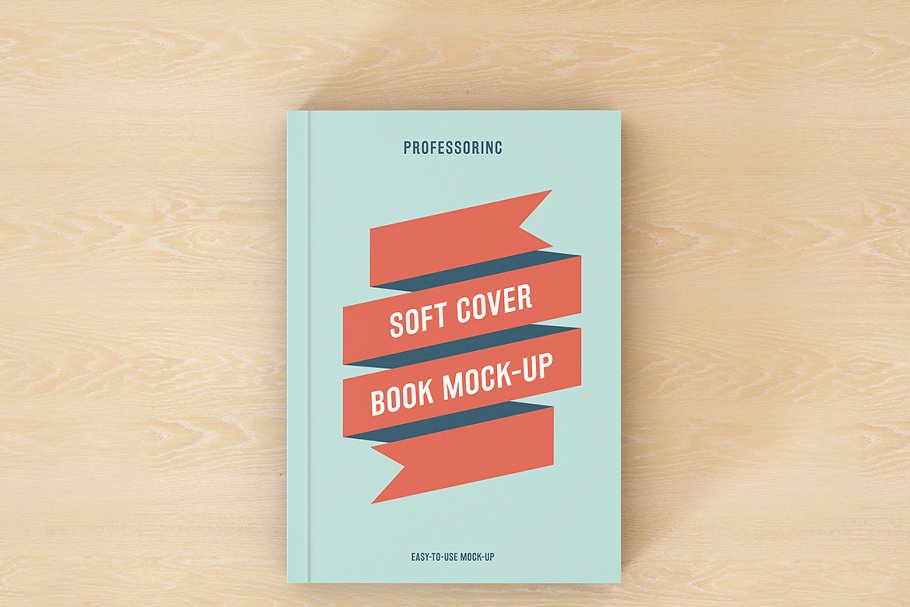 High Resolution Soft Cover Book Mockup