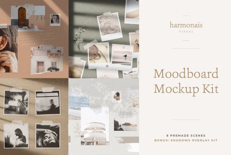 Photobased Moodboard Mockup Kit