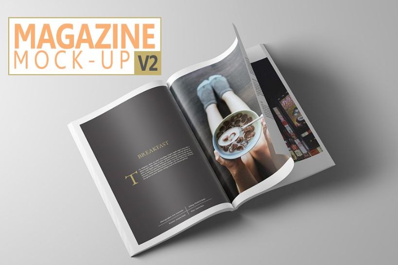 Professional Magazine Mockup PSD Template