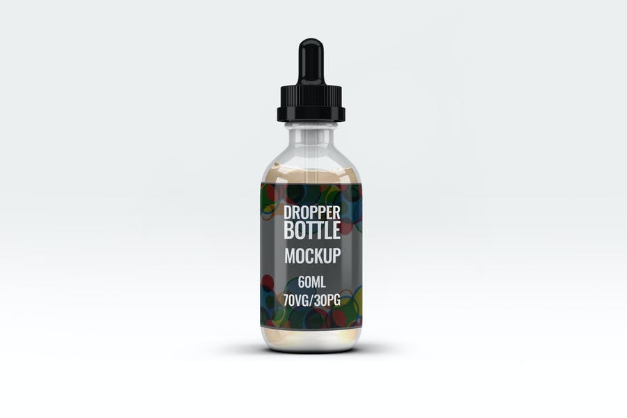 60 ML Dropper Bottle Mockups
