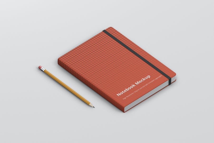 High Resolution Notebook Mockup