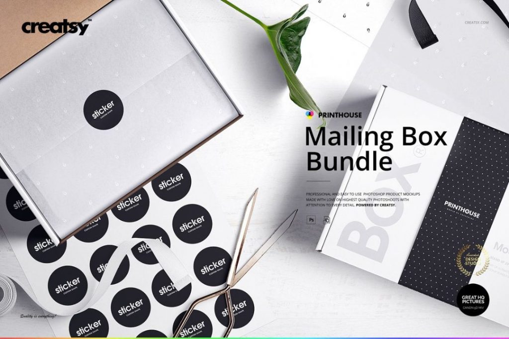 Mailing Box Mockup Bundle