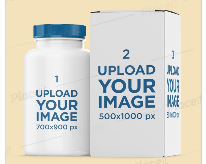 Medicine Packaging Mockup PSD