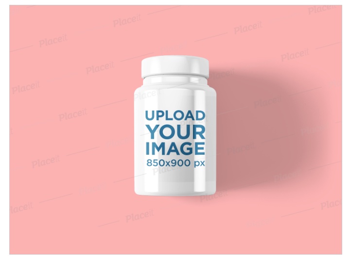 Minimal Pills Branding Mockup