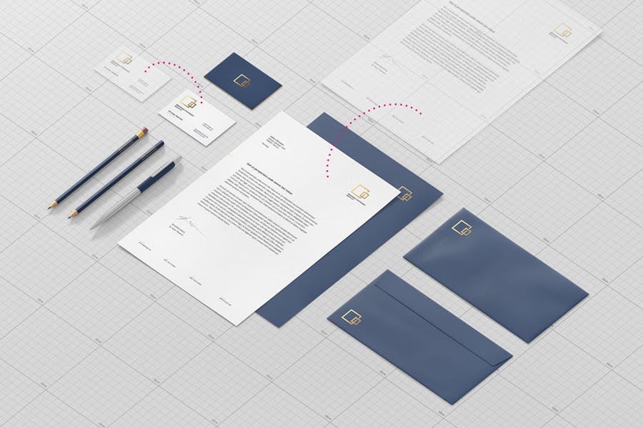 Multi Perspective Stationary Mockups