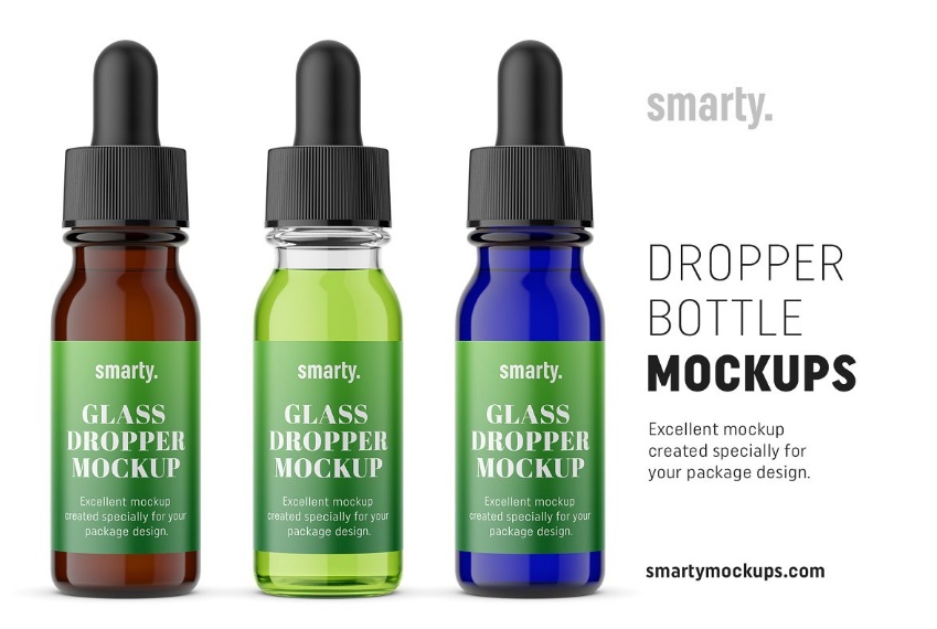 Pharmacy Dropper Bottle Mockups