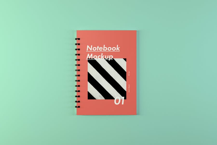 Photorealistic Notebook Mockup PSD