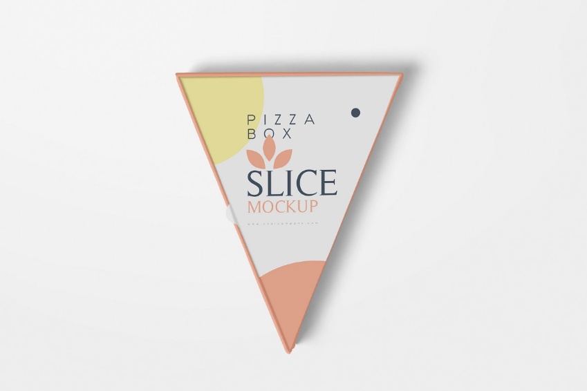 Pizza Slice Box Mockup