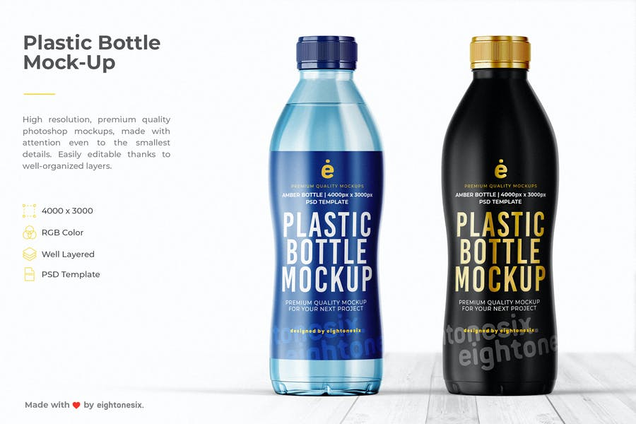 Premium Water Bottle Branding Mockup
