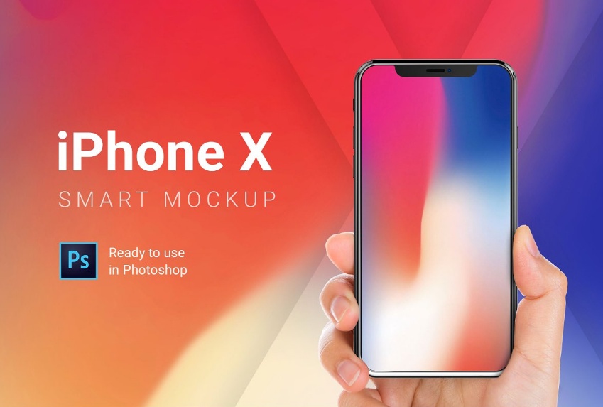 Best iPhone X in Hand Mockup