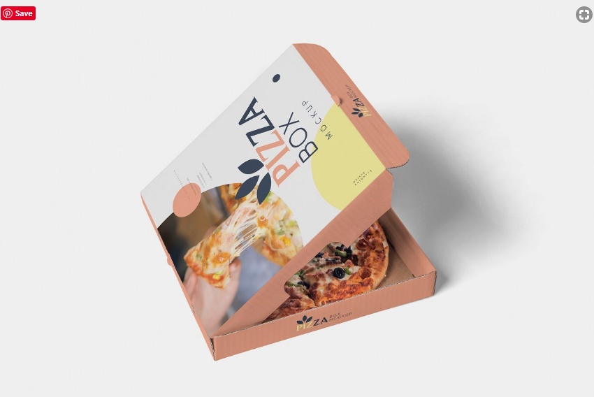 High Resolution Pizza Box Mockup