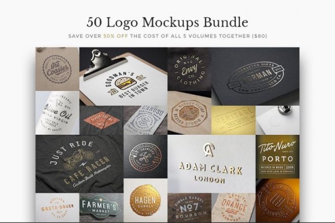 40+ Best Logo Mockup PSD for Branding - MockupCloud