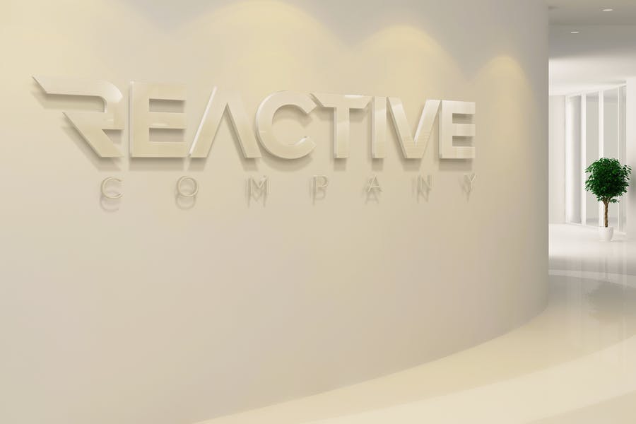 Corporate Company 3D Wall Logo