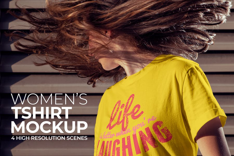 High Resolution Women T Shirt Mockup