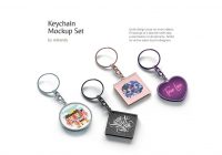 Multipurpose-Keychain-Mockup-Set