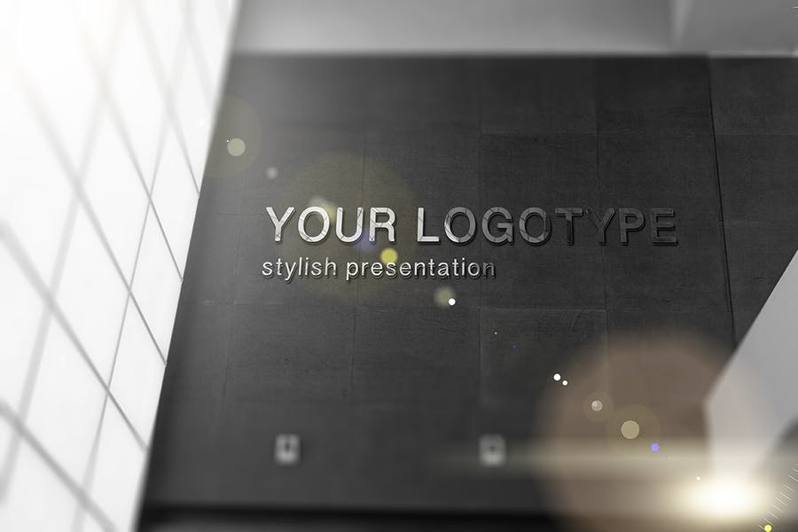 Stylish Corporate Logo Presentation PSD