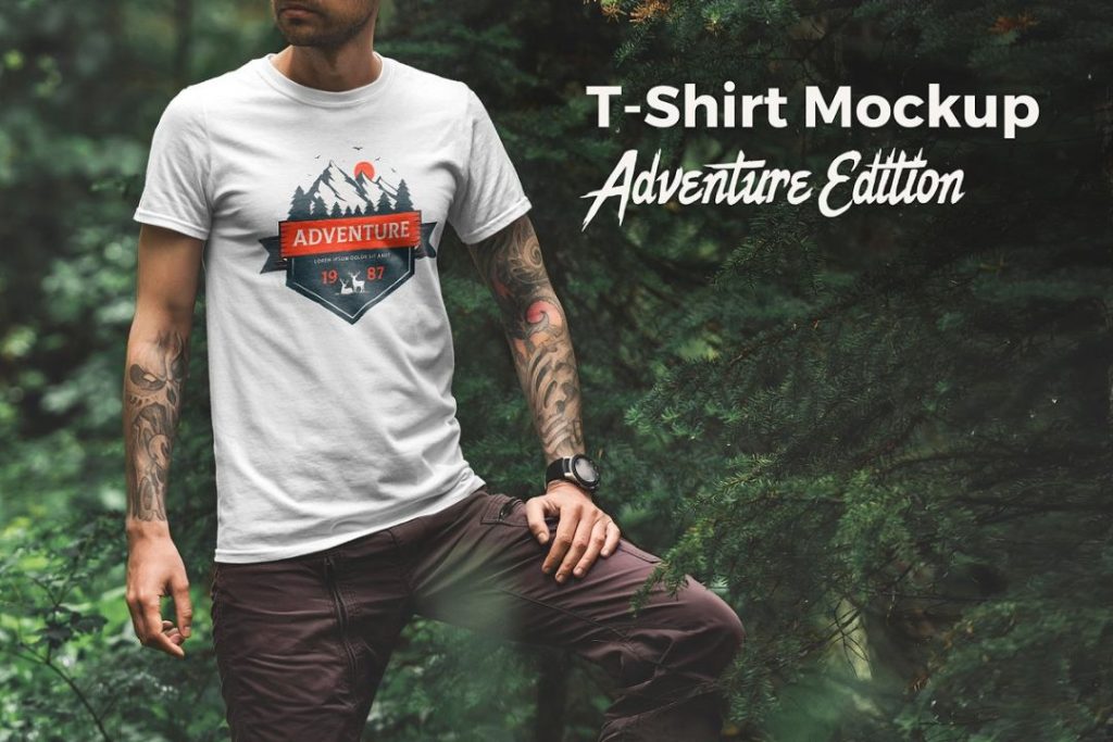 T Shirt Advert Mockup
