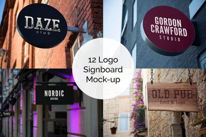 25+ Best Signboard Mockup PSD for Branding - MockupCloud