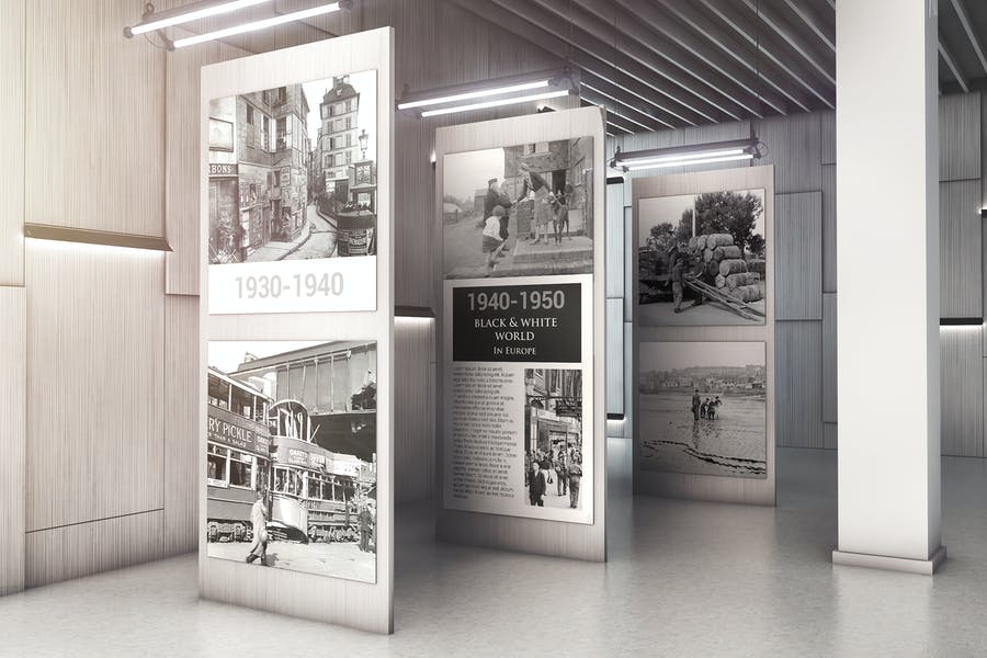 Best Exhibition Gallery Mockup PSD