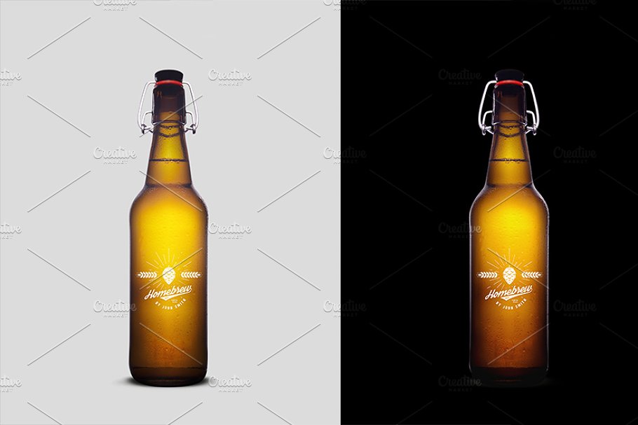 Craft Beer Branding Mockup