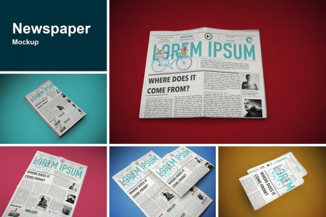 30+ Free Newspaper Mockup PSD Download - MockupCloud