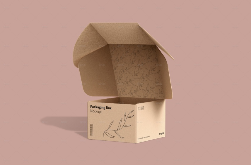 Mailing Box Packaging Mockup