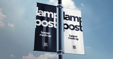 Outdoor-Lamp-Post-Banner-Mockup