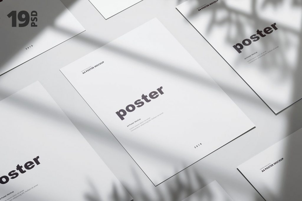 Poster and Flyer Mockup PSD