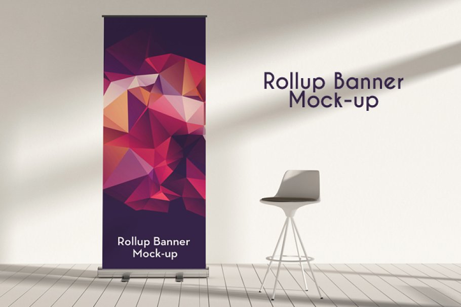 Professional Indoor Rollup banner Mockup