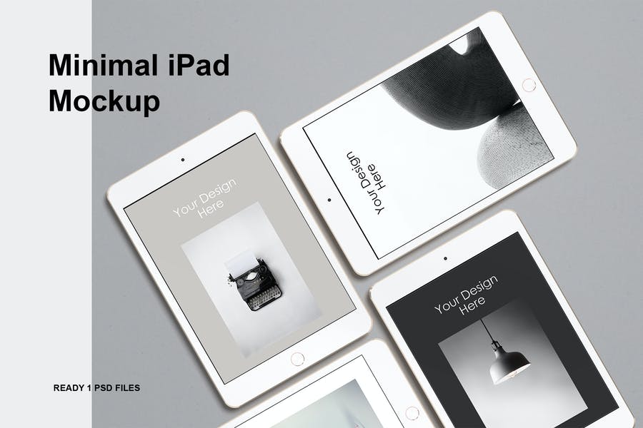 Minimal Style iPad Mockup