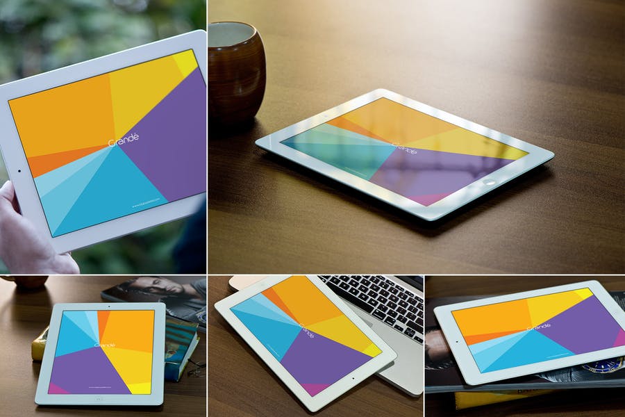 Multiple Angle iPad Mockup