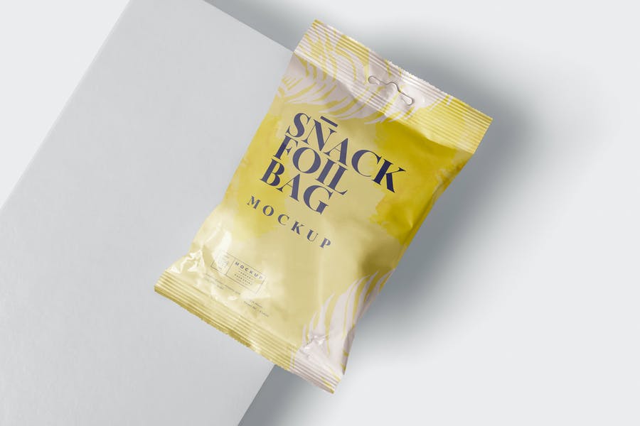 Customizable Foil Bag Mockup