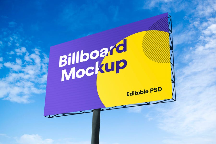 Editable Large Billboard Mockup