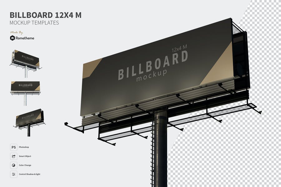 High Quality Billboard Mockup PSD