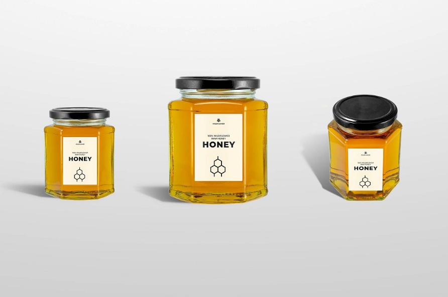 Honey Glass Labrl Mockup