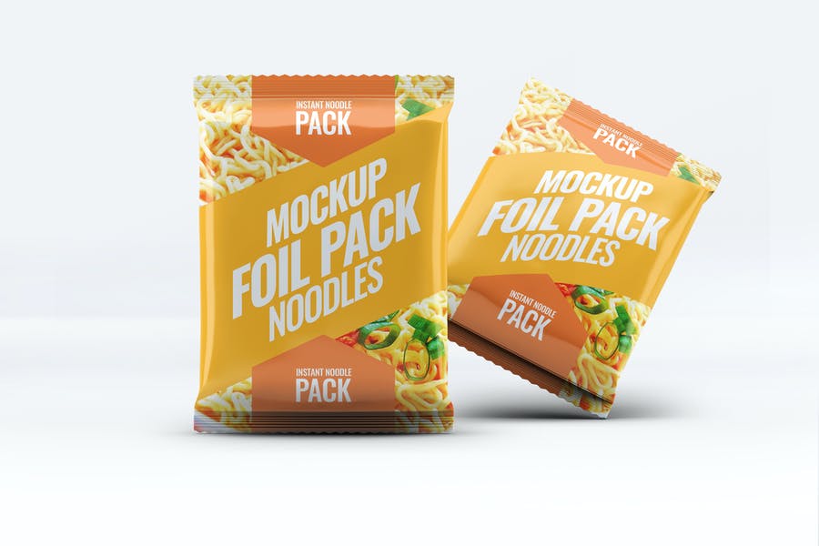 Instant Food Packaging Mockup