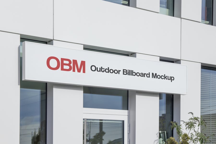 Outdoor Large Billboard Mockup