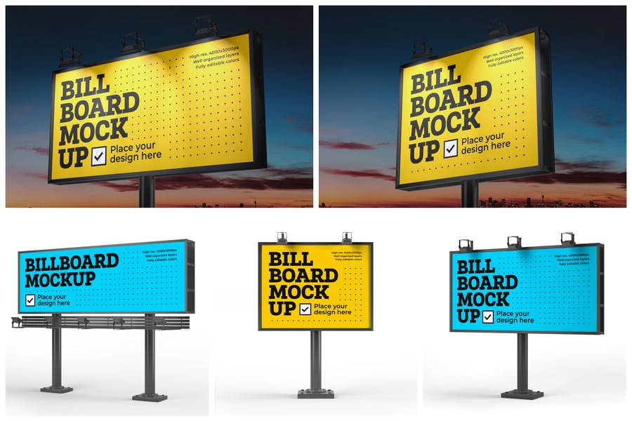 Professional Billboard Mockup PSD