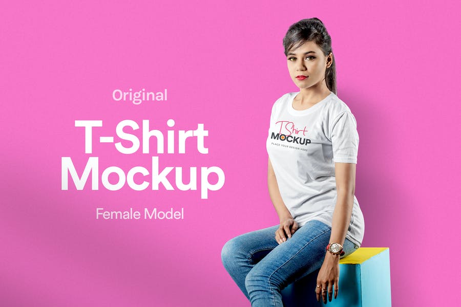 Simple T Shirt Mockup PSD