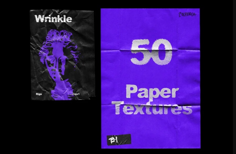 50 Vintage Paper Mockups Bundle