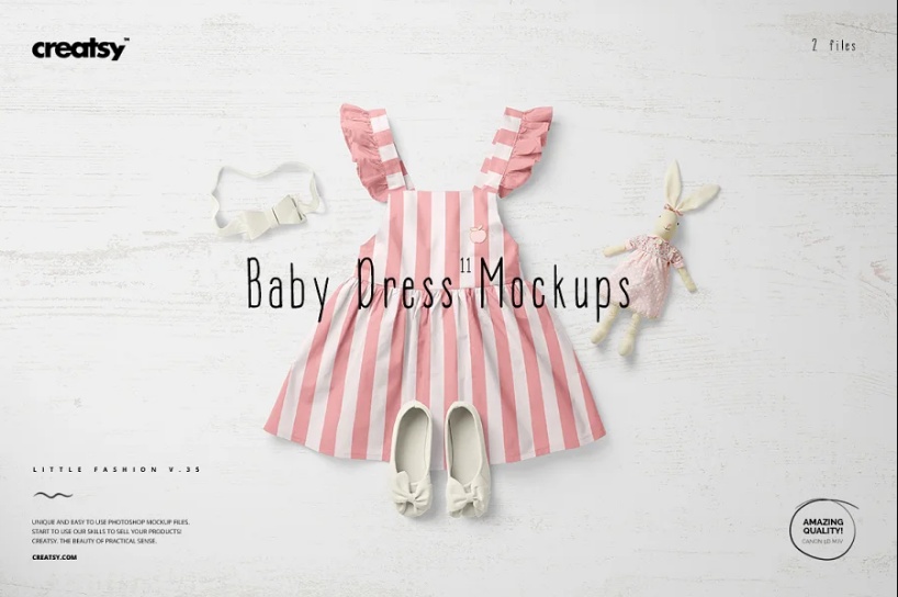 Baby Dress Mockup Kit