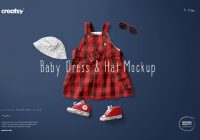 Baby dress mockup